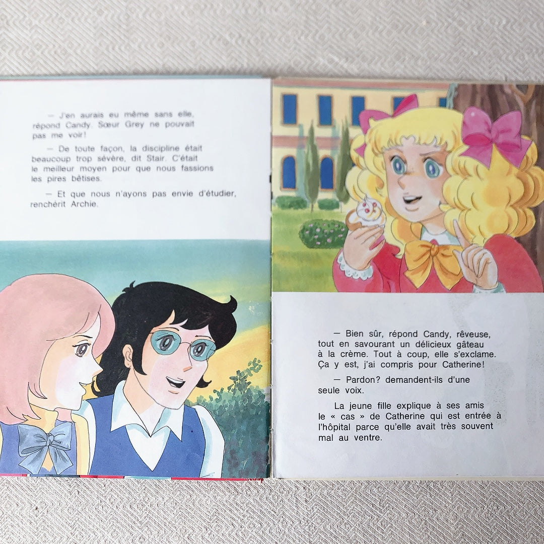 超レア フランス語版 キャンディキャンディ BD 漫画本『 retrouve ses amis 友人との出会い 』フランスヴィンテージ雑貨 ブロカント 蚤の市