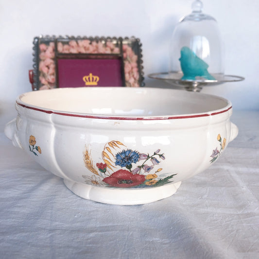 サルグミンヌ sarreguemines アグレスト サラディエ/スーピエール フランスアンティーク食器 フランス蚤の市・ブロカント