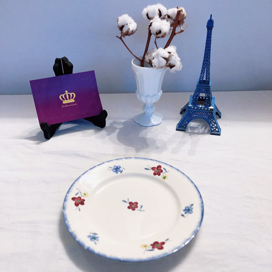 ディゴワンサルグミンヌ 『マリールー』 プレート・平皿 B フランスアンティーク・ヴィンテージ食器 ブロカント 蚤の市