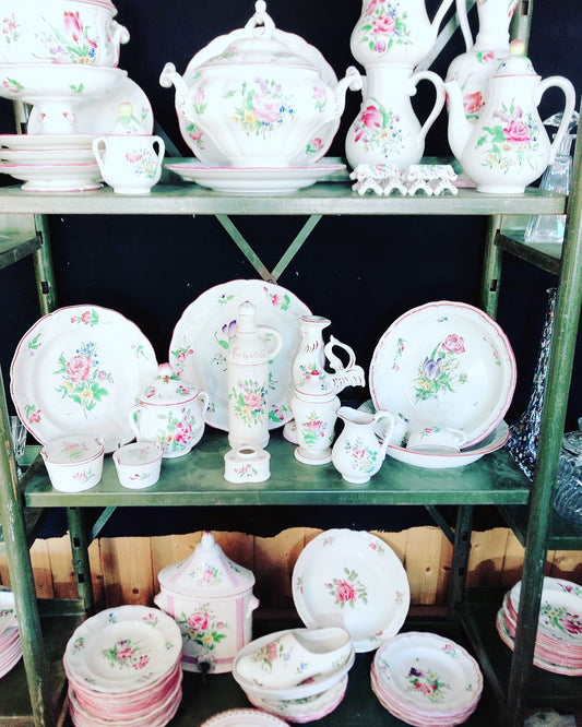 【ご予約済】リュネビル Reverbere シリーズ セット フランスアンティーク食器 ブロカント 蚤の市