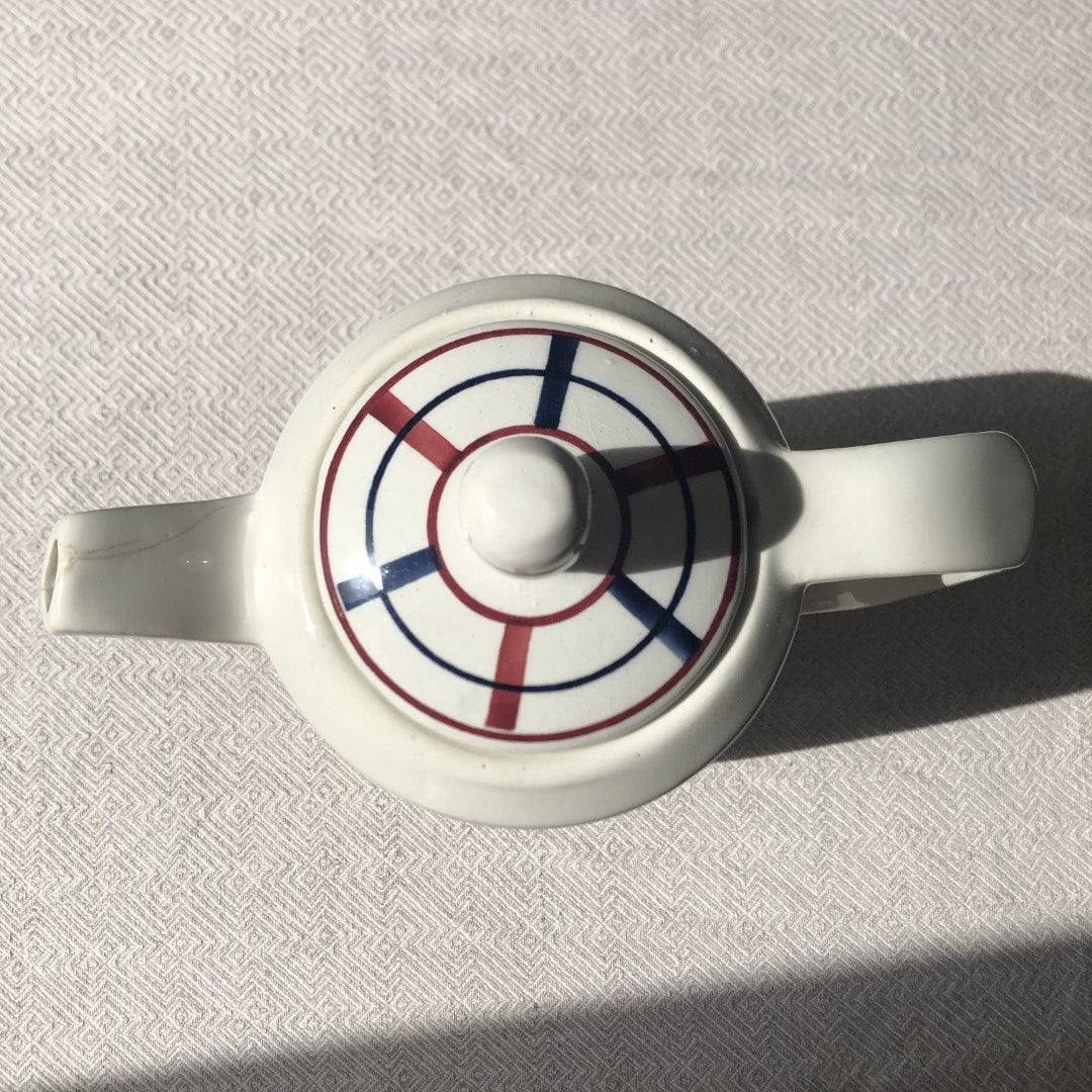 St Amand サンタマン コーヒーポット バスク柄 「ルージュ・マリン」