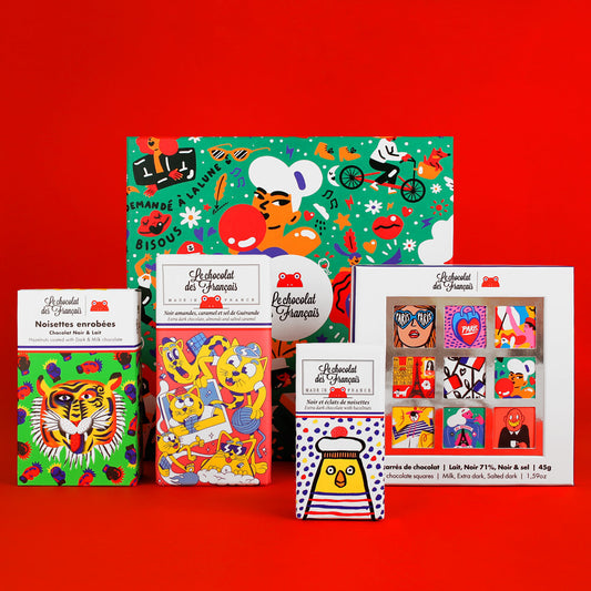 ル・ショコラ・デ・フランセ Le chocolat des francais の le gros coffret フランス土産 フランスチョコレート プレゼント
