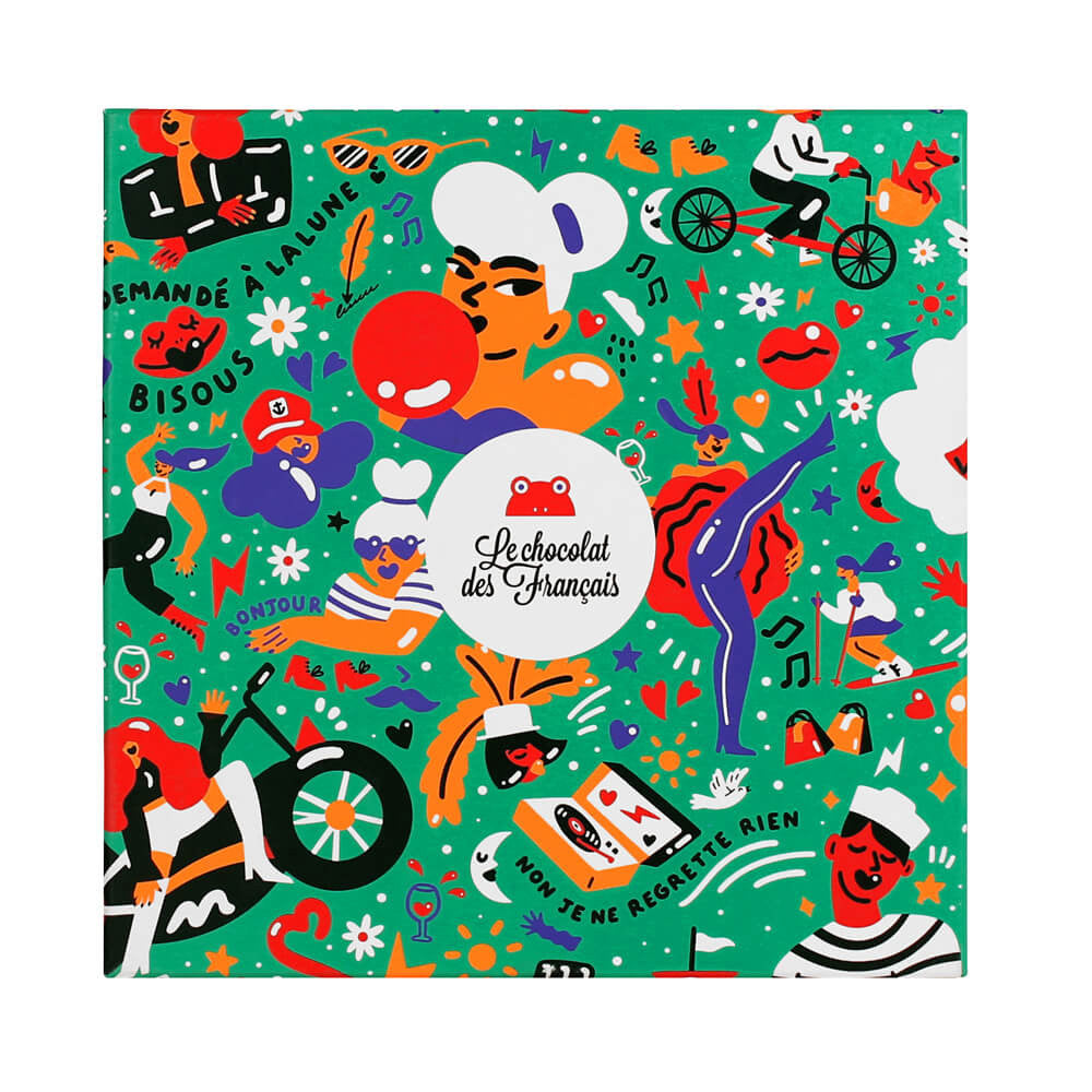 ル・ショコラ・デ・フランセ Le chocolat des francais の le gros coffret フランス土産 フランスチョコレート プレゼント