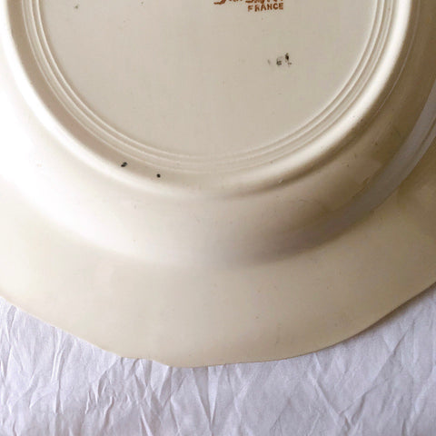 ディゴワンサルグミンヌ Digoin＆sarreguemines アグレスト 深皿 クルーズプレート 23㎝ フランスアンティーク食器 フランス蚤の市・ブロカント