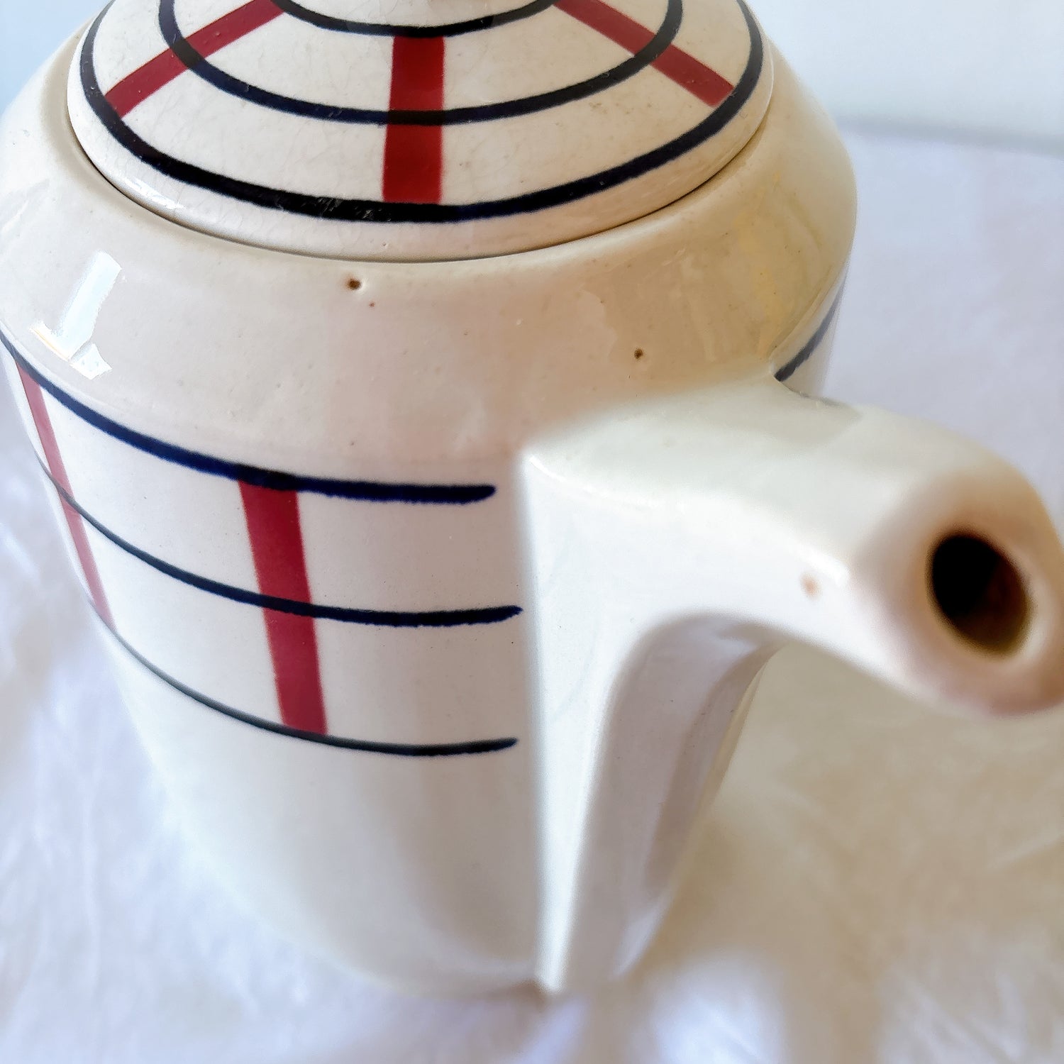 アンティーク コーヒーポット 側面 注ぎ口