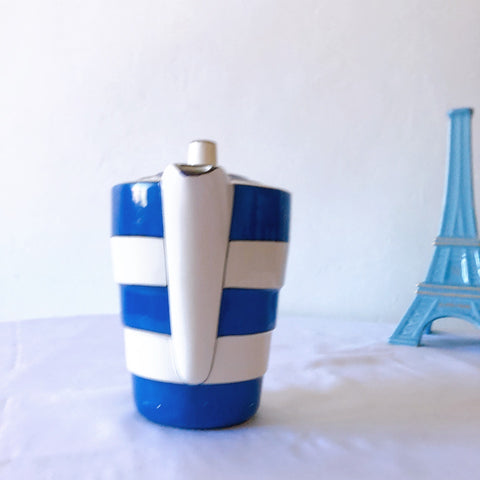 サルグミンヌ sarreguemines コーヒー/ティーポット　フランスアンティーク食器 蚤の市　ブロカントアンティーク