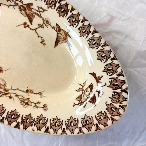 ショワジールロワ HB&Cie LYONNAIS ラヴィエ アンティーク オーバルプレート フランスアンティーク食器 画像1
