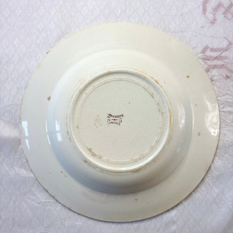 リュネヴィル  マーガレット MARGUERITE スーププレート フランスアンティーク食器　蚤の市　ブロカント