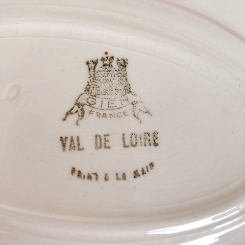 ジアン GIEN ラヴィエ 『VAL DE LOIRE』 フランスアンティーク食器 ビンテージ食器 ブロカント 蚤の市