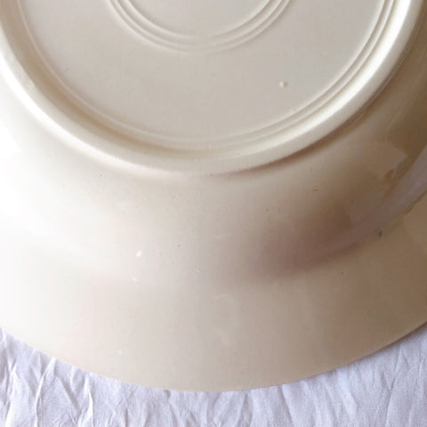 フランスアンティーク　バドンヴィレー　バラ柄スーププレート　深皿　フランスアンティーク食器 ブロカントアンティーク 蚤の市