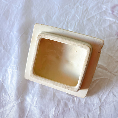 フランスアンティーク Badonviller バドンヴィレー CAFE キャニスター アールデコ 陶器 コーヒー保存容器 フレンチキッチンヴィンテージ