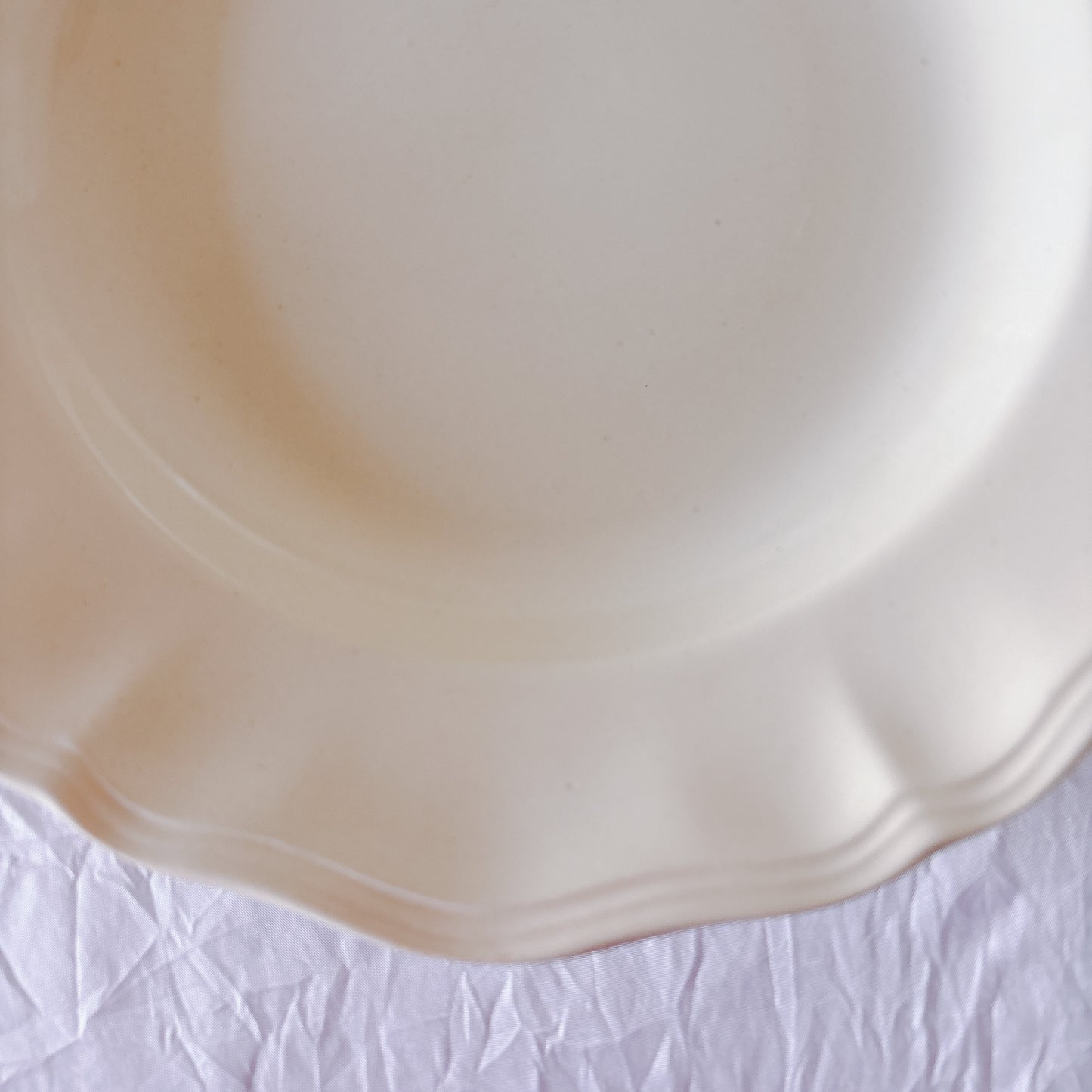 フランス ディゴワン＆サルグミンヌ 花リム スーププレート 深皿 フランスアンティーク食器 ブロカント　蚤の市