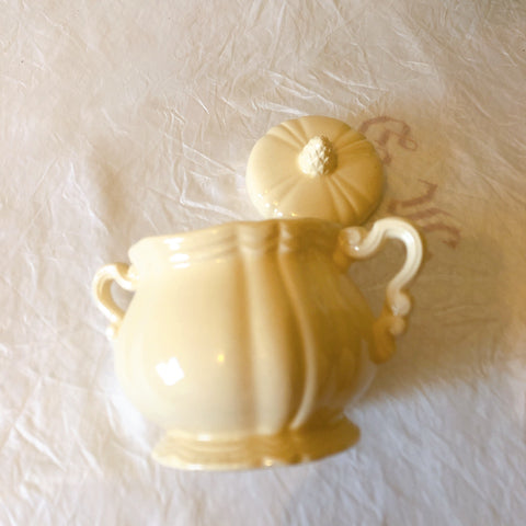 ディゴワンサルグミンヌ Digoin＆sarreguemines 花リム シュガーポット フランスアンティーク食器 フランス蚤の市・ブロカント