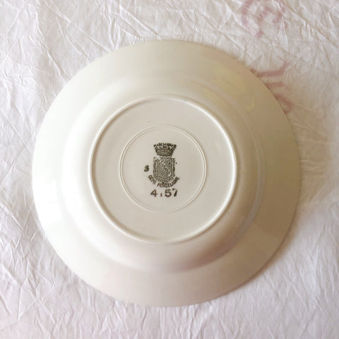 サンタマン　Saint amand バスク柄スーププレート、クルーズプレート フランスアンティーク食器 ブロカント 蚤の市