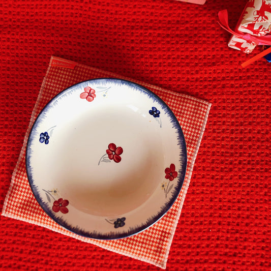 ディゴワンサルグミンヌ 『マリールー』 キャロットプレート・深皿 B フランスアンティーク・ヴィンテージ食器 ブロカント 蚤の市