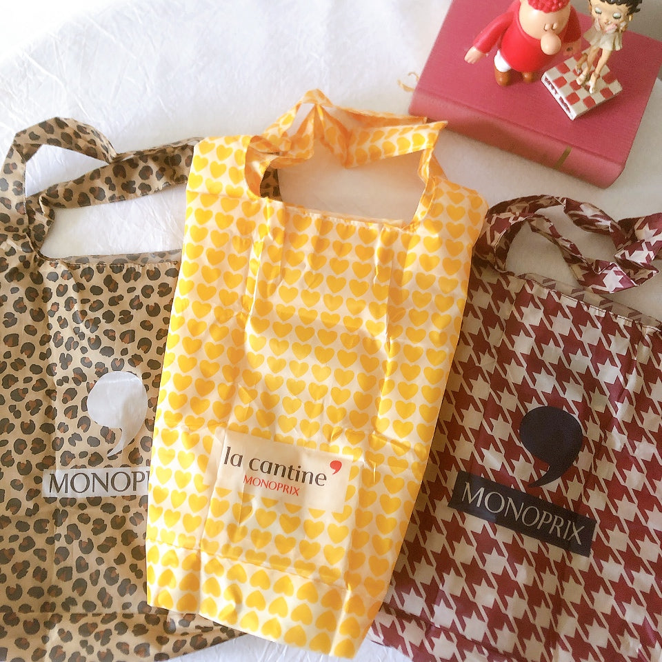 フランス モノプリ（MONOPRIX）エコバック エッフェル塔  フランス土産 フランスエコバック エッフェル塔柄エコバック