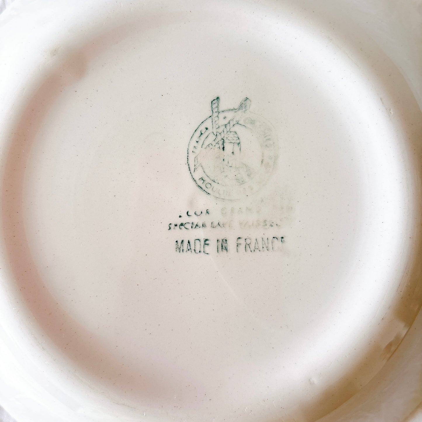 ムーランデルー Moulin des Loups バスク柄 キャロットプレート フランスアンティーク食器 ブロカント 蚤の市