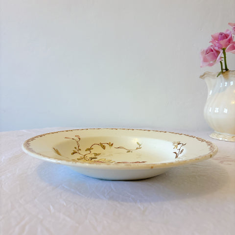 リュネヴィル  マーガレット MARGUERITE スーププレート フランスアンティーク食器　蚤の市　ブロカント