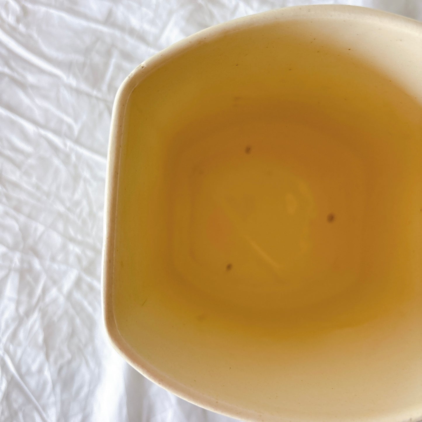 フランスヴィンテージ  アールデコ幾何学模様　陶器キャニスター  フランスアンティーク食器　ブロカント　蚤の市