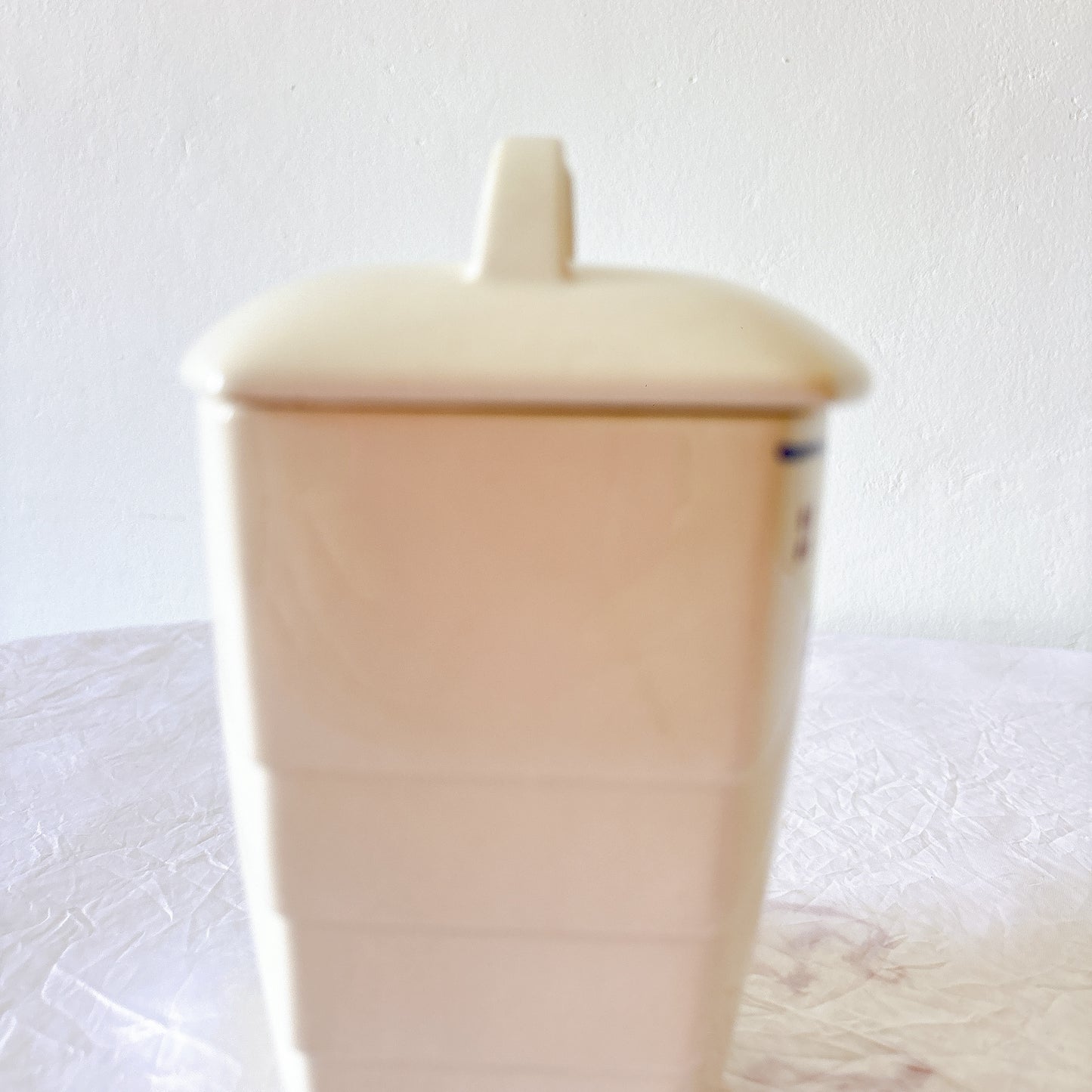 リュネヴィル K&G LUNEVILLE "MADELEINE"シリーズ 陶器製キャニスター   フランスアンティーク食器　蚤の市　ブロカント