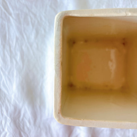 フランスアンティーク Badonviller バドンヴィレー CAFE キャニスター アールデコ 陶器 コーヒー保存容器 フレンチキッチンヴィンテージ