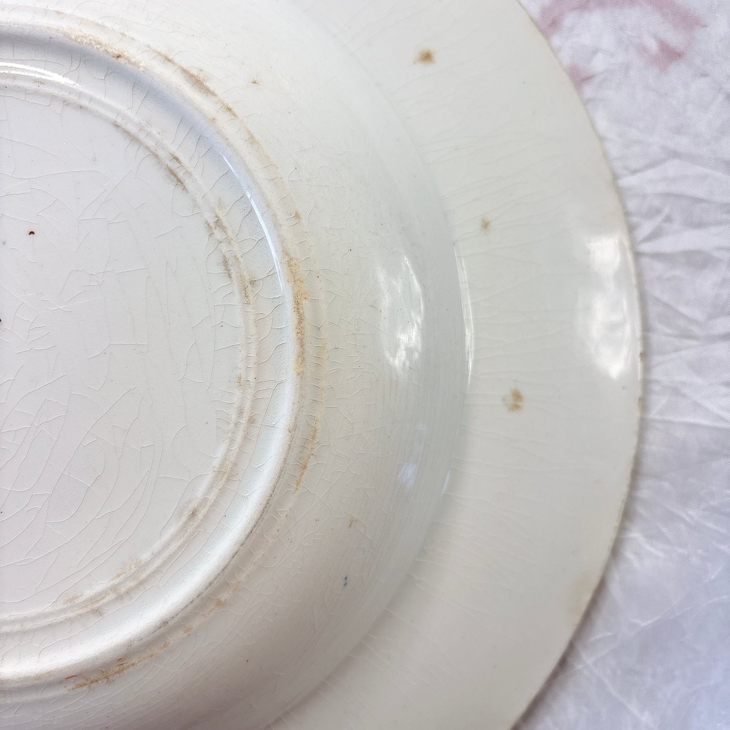 リュネヴィル  マーガレット MARGUERITE スーププレート フランスアンティーク食器　蚤の市　ブロカント