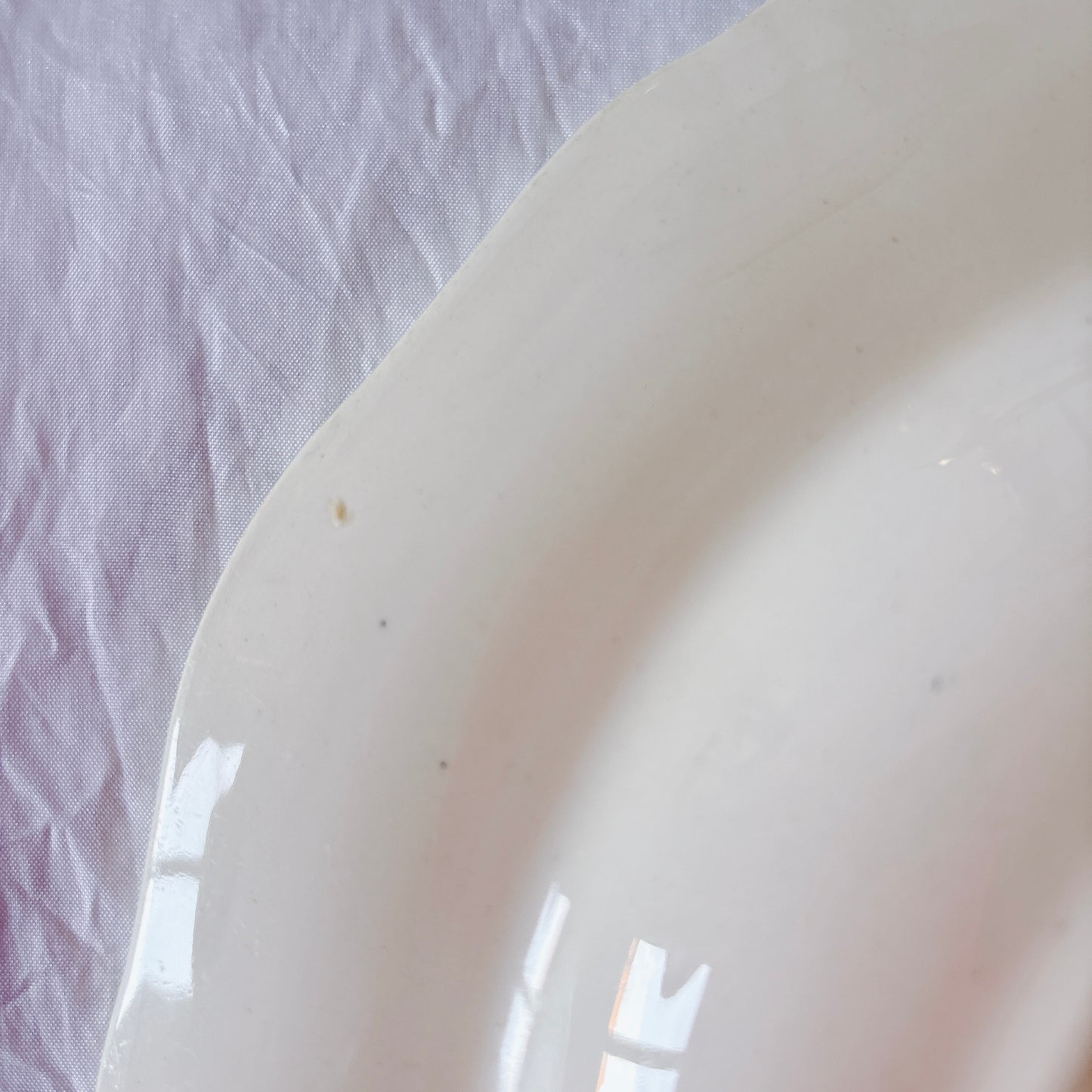 フランス ディゴワン＆サルグミンヌ 花リム スーププレート 深皿 フランスアンティーク食器 ブロカント　蚤の市