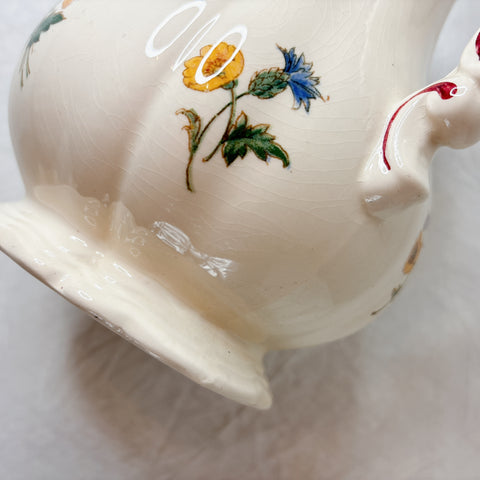 ディゴワンサルグミンヌ Digoin＆sarreguemines アグレスト コーヒー/ティーポット フランスアンティーク食器 フランス蚤の市・ブロカント