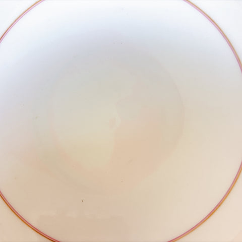 ポーセリン・ド・パリ ピンク モノグラム付きコンポティエ フランスアンティーク食器