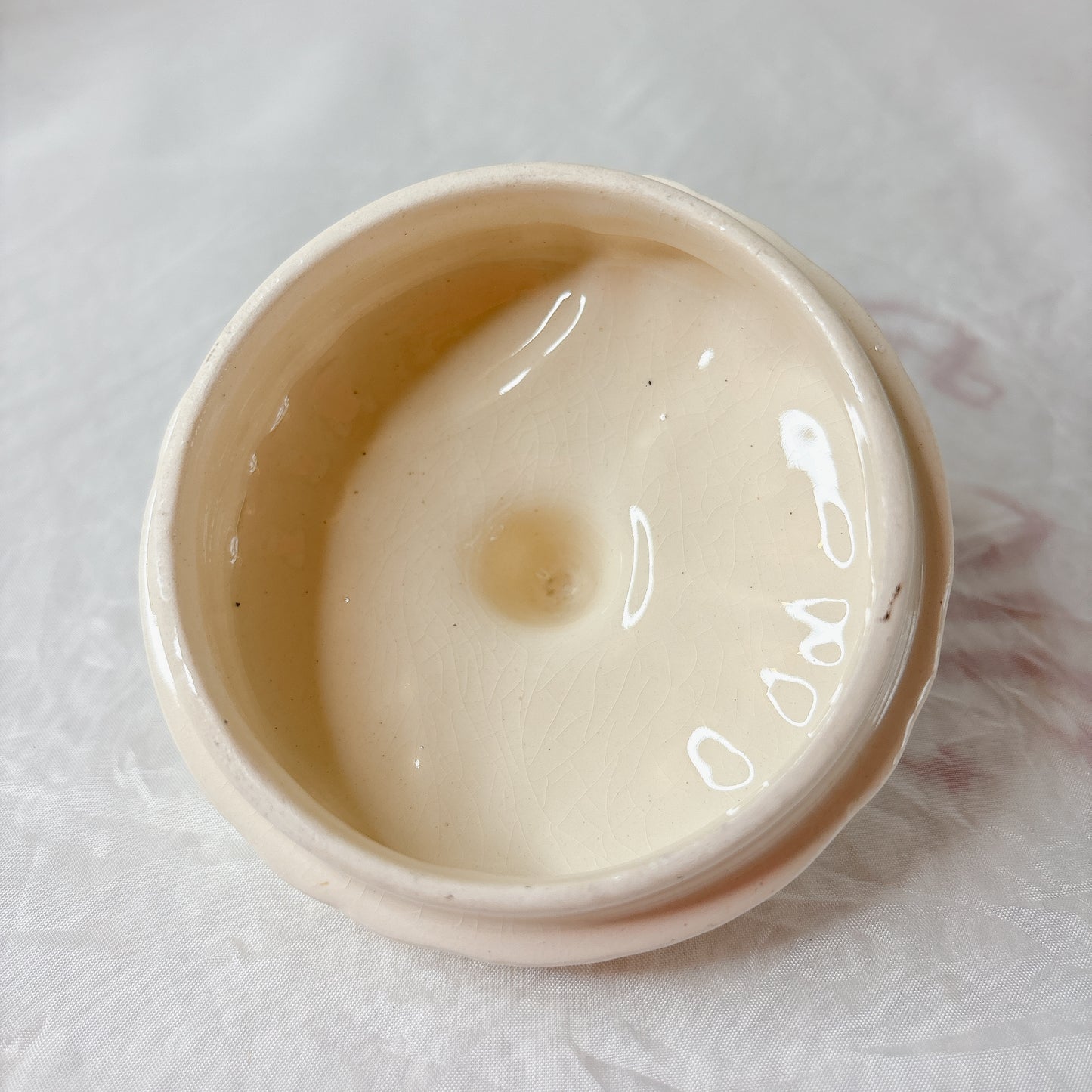 ディゴワンサルグミンヌ Digoin＆sarreguemines アグレスト シュガーポット　シュクリエ　フランスアンティーク食器 フランス蚤の市・ブロカント