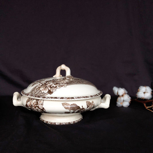 フランスアンティーク E.Bourgeois エミールブルジョワ スーピエール/レギュミエール フランスアンティーク食器 ブロカント 蚤の市