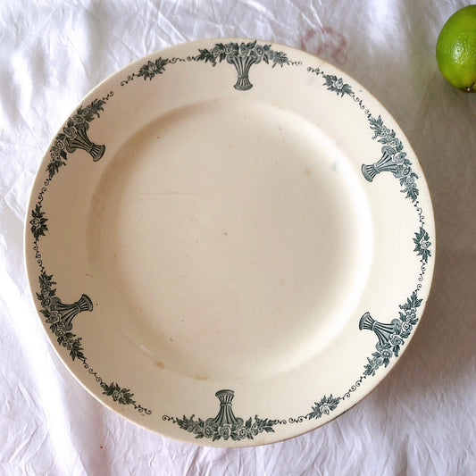 フランスアンティーク ロンシャン LONGCHAMP "Versailles Ennege"ヴェルサイユ　エネジェ 大皿 フランスアンティーク食器 ブロカントアンティーク