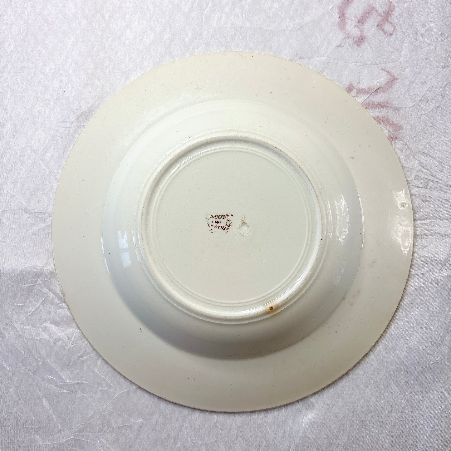 リュネヴィル  マーガレット MARGUERITE スーププレート フランスアンティーク食器　蚤の市　ブロカント