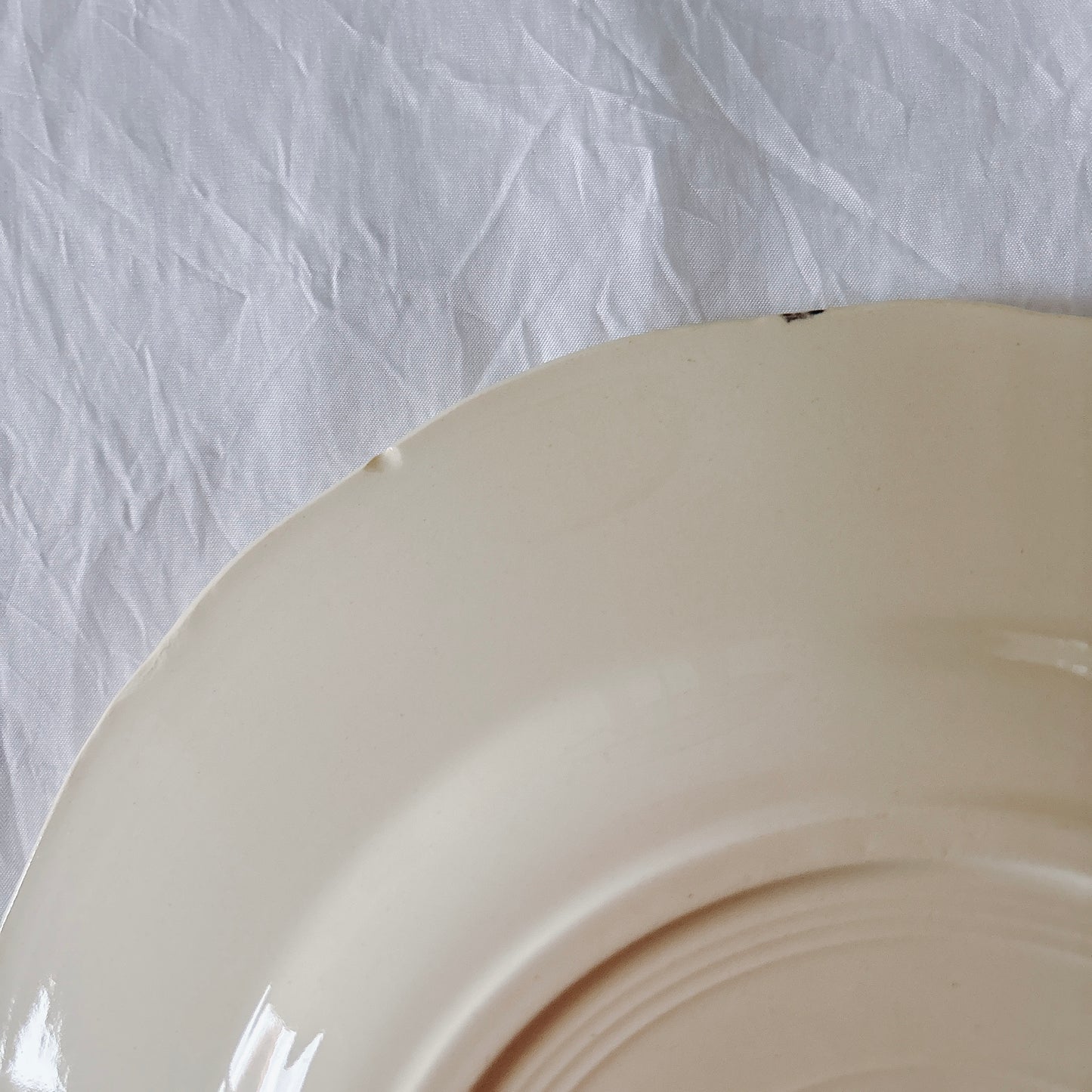 フランス ディゴワン＆サルグミンヌ 花リム ディナープレート 平皿 フランスアンティーク食器 ブロカント　蚤の市