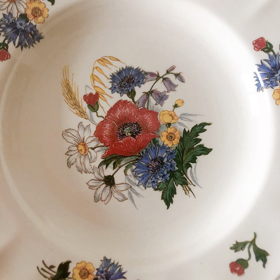 ディゴワンサルグミンヌ Digoin＆sarreguemines アグレスト 深皿 クルーズプレート 23㎝ フランスアンティーク食器 フランス蚤の市・ブロカント