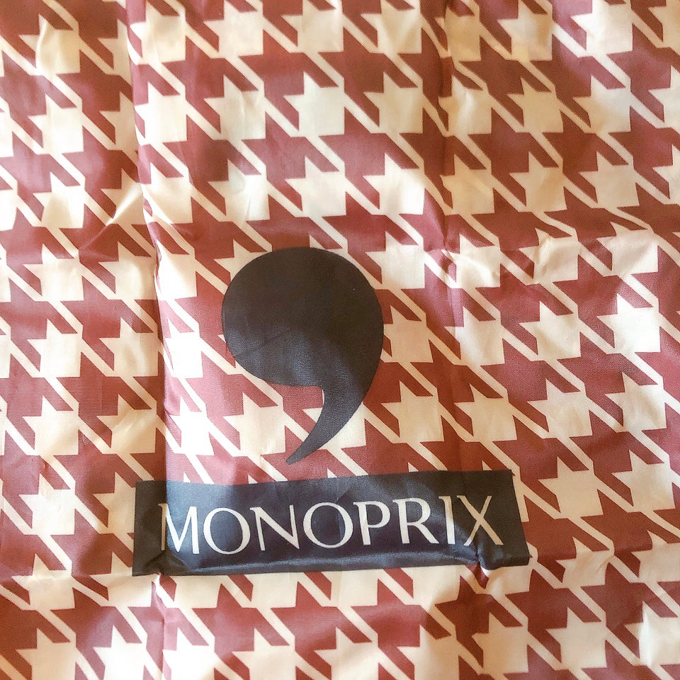 フランス モノプリ（MONOPRIX）エコバック エッフェル塔  フランス土産 フランスエコバック エッフェル塔柄エコバック