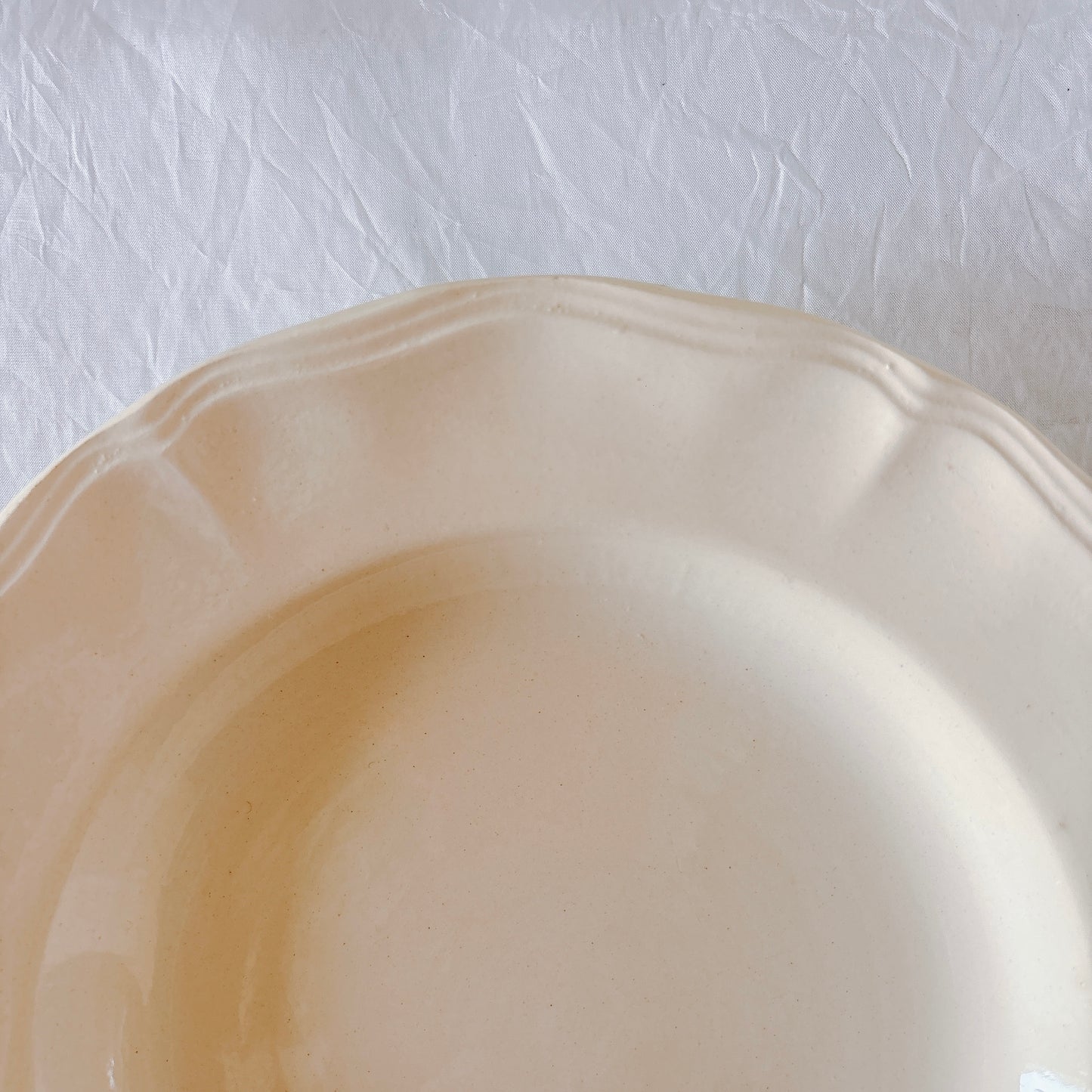 フランス ディゴワン＆サルグミンヌ 花リム スーププレート 深皿 フランスアンティーク食器 ブロカント　蚤の市