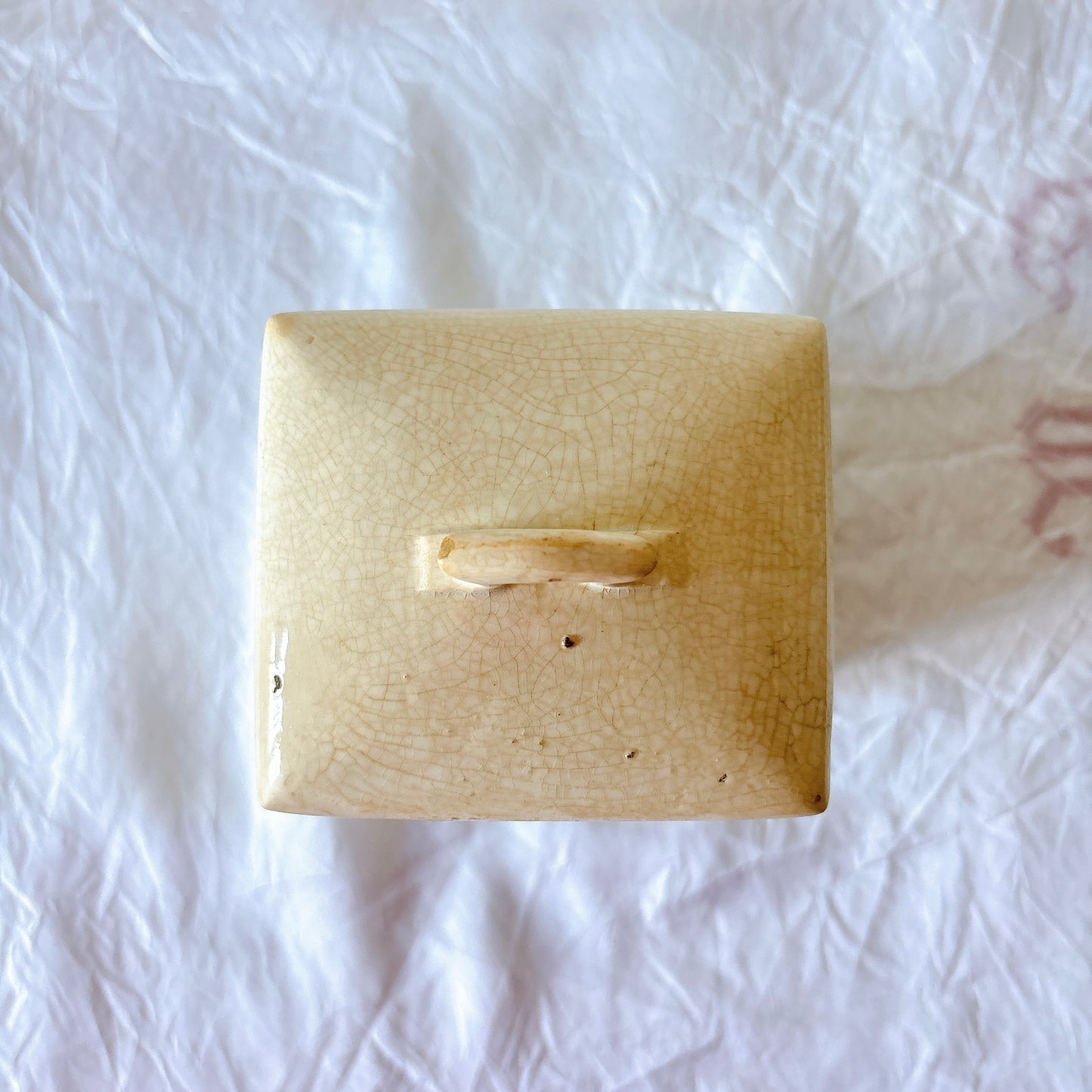 フランスアンティーク Badonviller バドンヴィレー CAFE キャニスター アールデコ 陶器 コーヒー保存容器 フレンチキッチンヴィンテージ