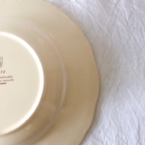 ディゴワンサルグミンヌ Digoin＆sarreguemines アグレスト 深皿 クルーズプレート 23㎝ フランスアンティーク食器 フランス蚤の市・ブロカント