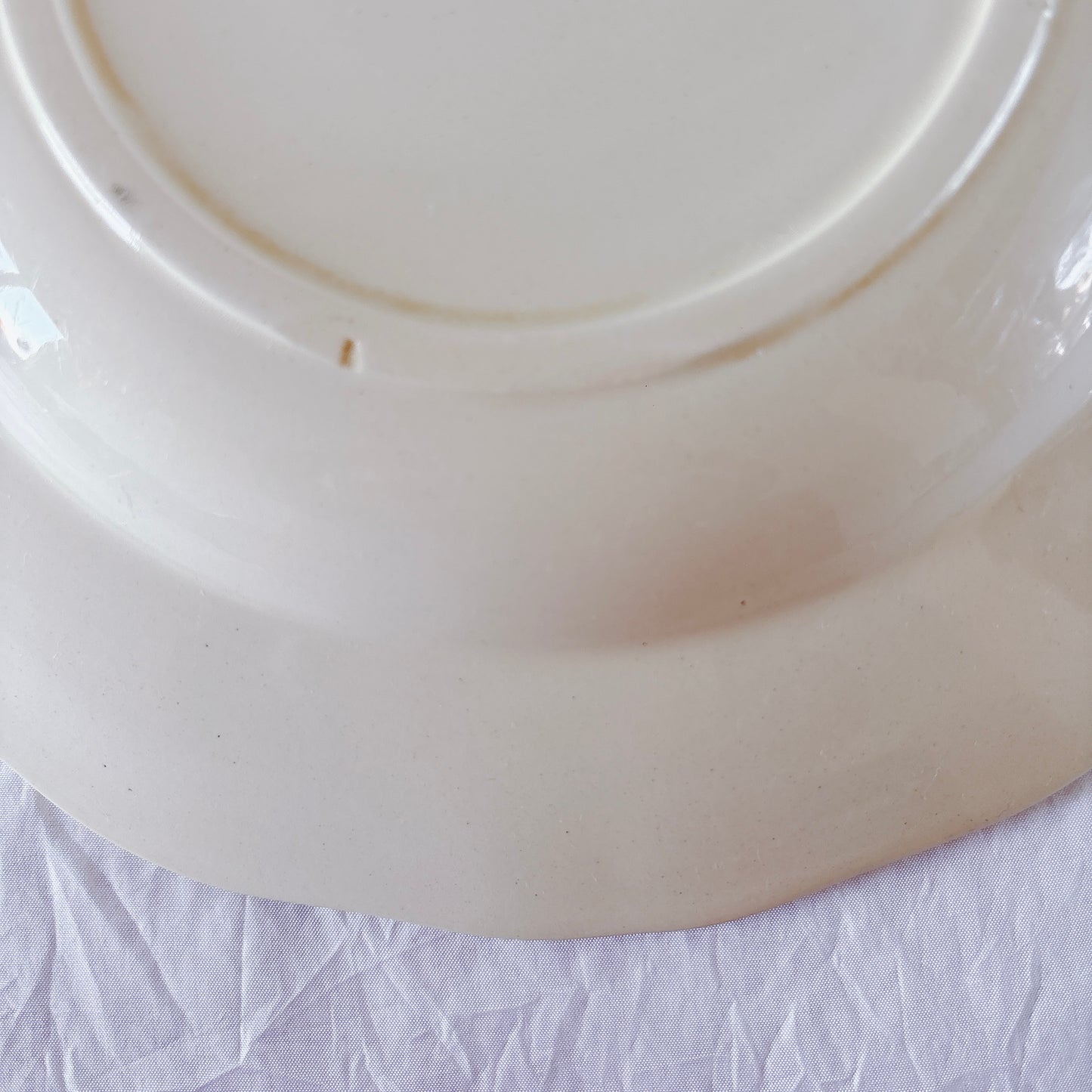 フランス ディゴワン＆サルグミンヌ 花リム スーププレート 深皿 フランスアンティーク食器 ブロカント　蚤の市