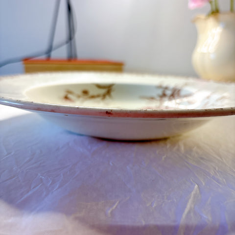 リュネヴィル  マーガレット MARGUERITE スーププレート フランスアンティーク食器　蚤の市　ブロカント