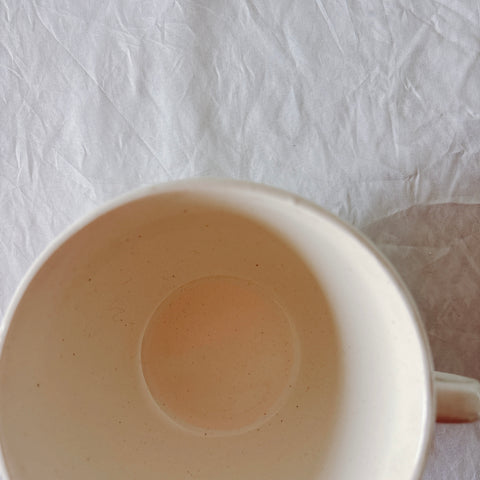 ディゴワンサルグミンヌ バスク柄 コーヒーカップ 200ml『ルージュ・マリン』 フランスアンティーク食器 蚤の市　ブロカント　バスク柄食器