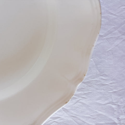 フランス ディゴワン＆サルグミンヌ 花リム スーププレート 深皿 フランスアンティーク食器 ブロカント　蚤の市