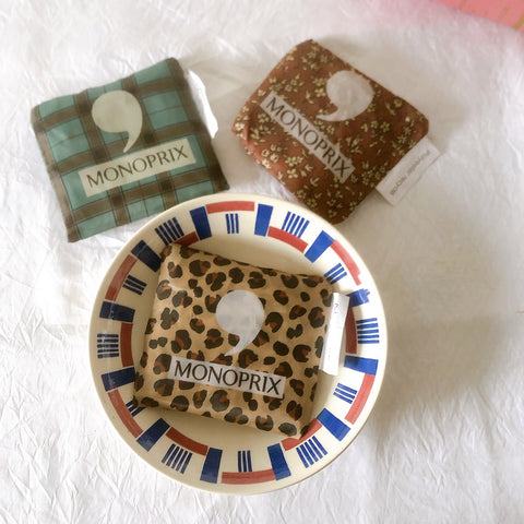 フランス モノプリ（MONOPRIX）エコバック エッフェル塔  フランス土産 フランスエコバック エッフェル塔柄エコバック