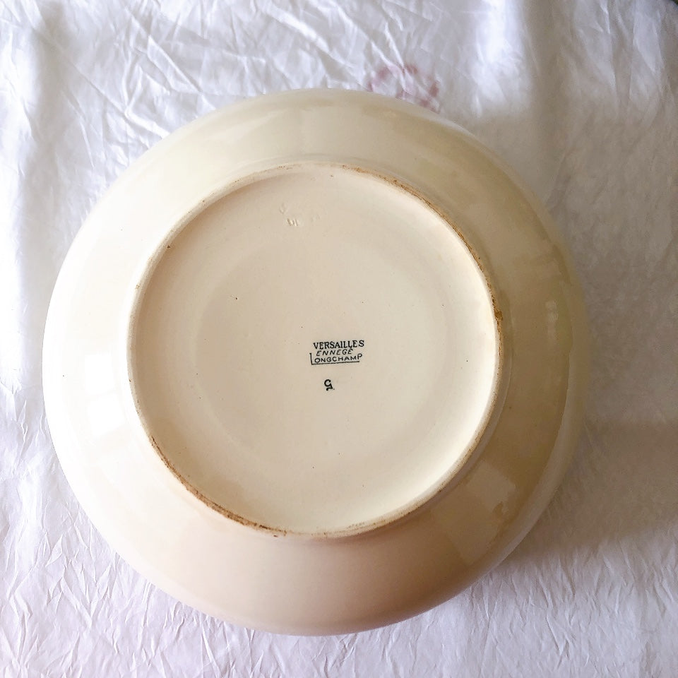 フランスアンティーク ロンシャン LONGCHAMP "Versailles Ennege"ヴェルサイユ　エネジェ サラディエ フランスアンティーク食器 ブロカントアンティーク