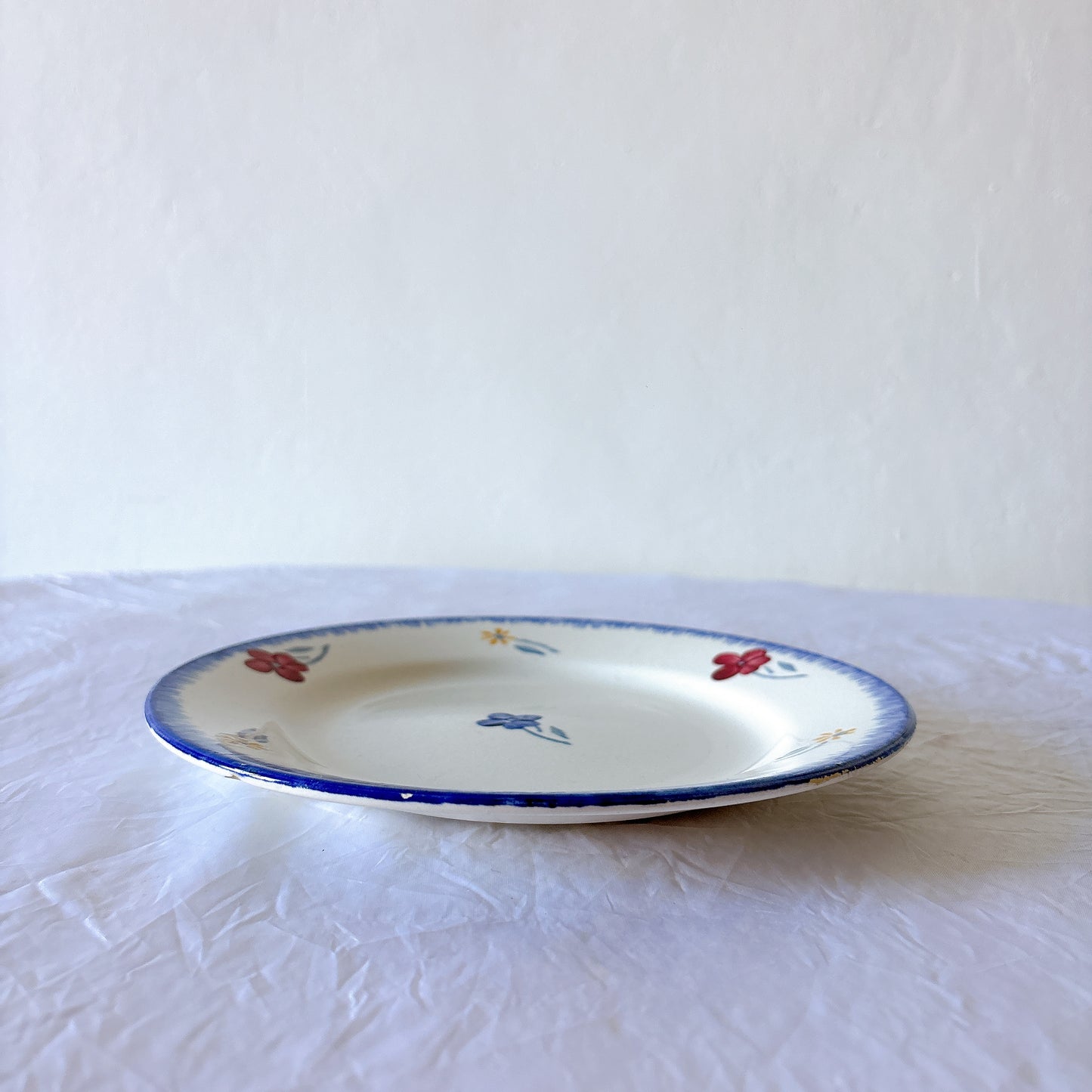 フランスアンティーク ディゴワンサルグミンヌ MARY LOU マリールー デザートプレート 花柄 Digoin Sarreguemines アンティーク食器