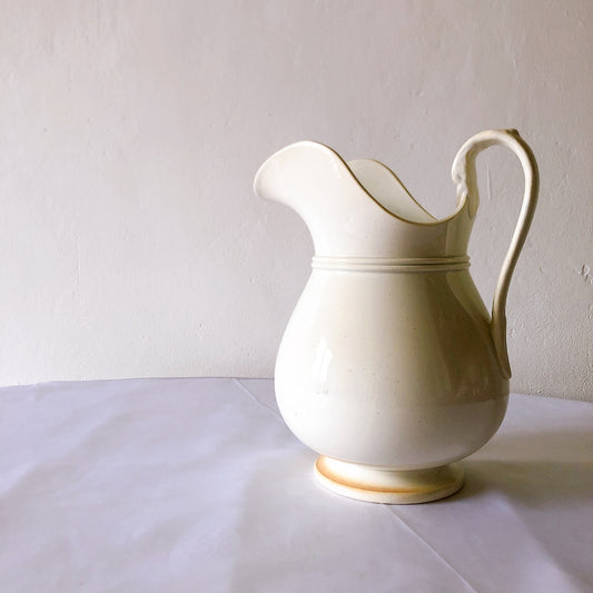 フランスアンティーク ヴィエイヤーボルドー あひる口のピシェ ピッチャー フランスアンティーク食器 ブロカントアンティーク 蚤の市