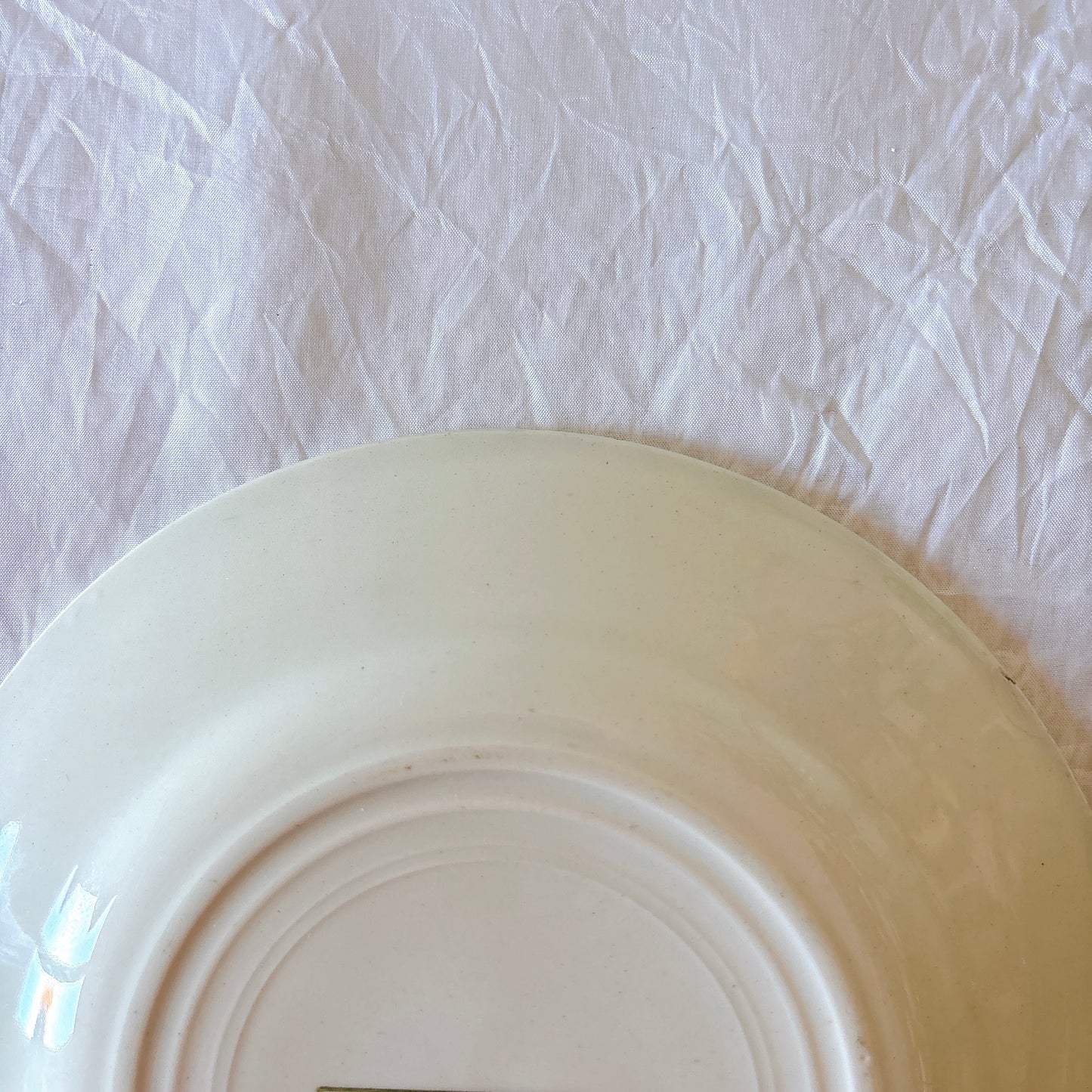 フランスアンティーク ディゴワンサルグミンヌ FANDANGO バスク柄デザートプレート ヴィンテージ陶器　ブロカント　