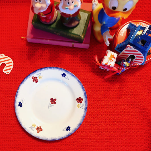 ディゴワンサルグミンヌ 『マリールー』 ディナープレート・平皿 C フランスアンティーク・ヴィンテージ食器 ブロカント 蚤の市