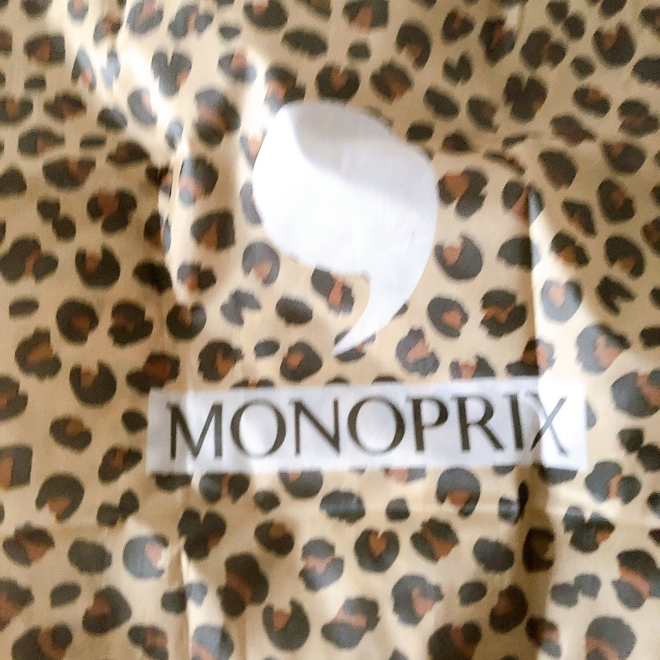 フランス モノプリ（MONOPRIX）エコバック エッフェル塔  フランス土産 フランスエコバック エッフェル塔柄エコバック